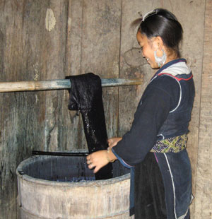 Người Mông Sa Pa với nghề nhuộm chàm